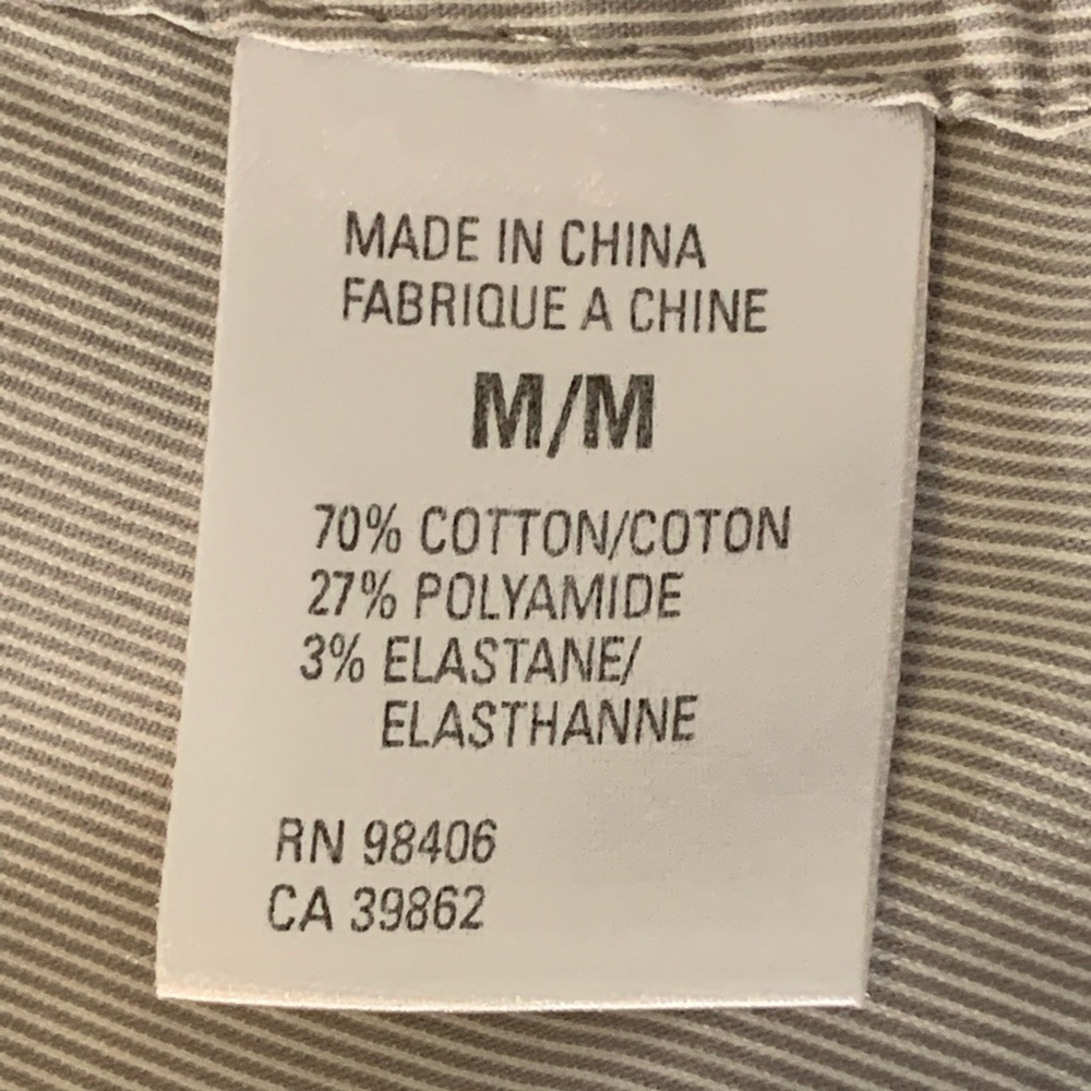 Theory Stripe Button-Up Long Sleeve Blouse Size M - Picture 7 of 9